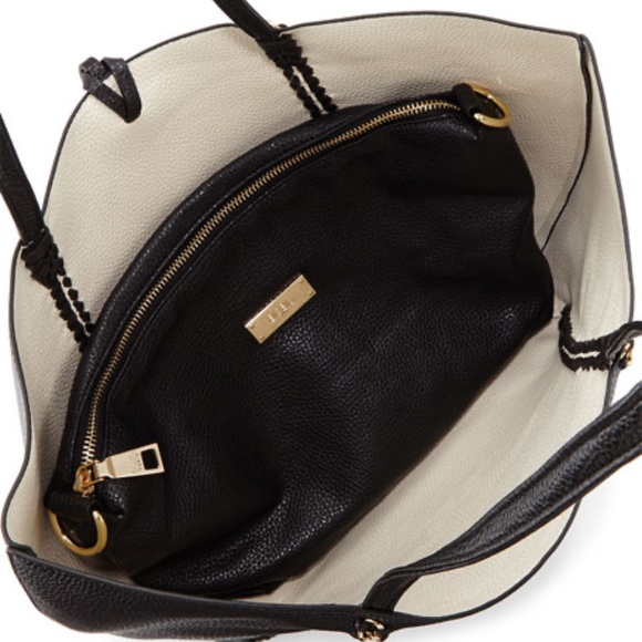 BCBG Paris Black Reversible Tote & Crossbody Bag - Picture 2 of 7